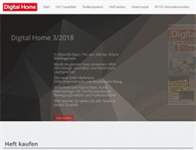 Tablet Screenshot of digitalhome-magazin.de